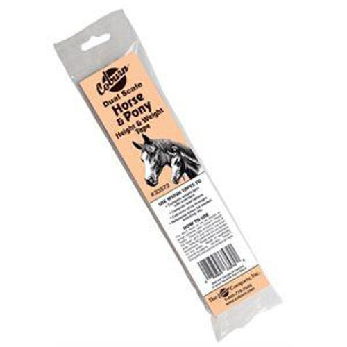 Coburn Horse & Pony Dual Scale Weigh Tape-English/Spanish
