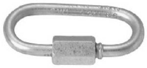 Campbell 3/8" Quick Link, Steel, Zinc Plated, #7350