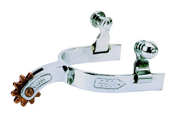 Weaver Children's Spurs with Engraved Band