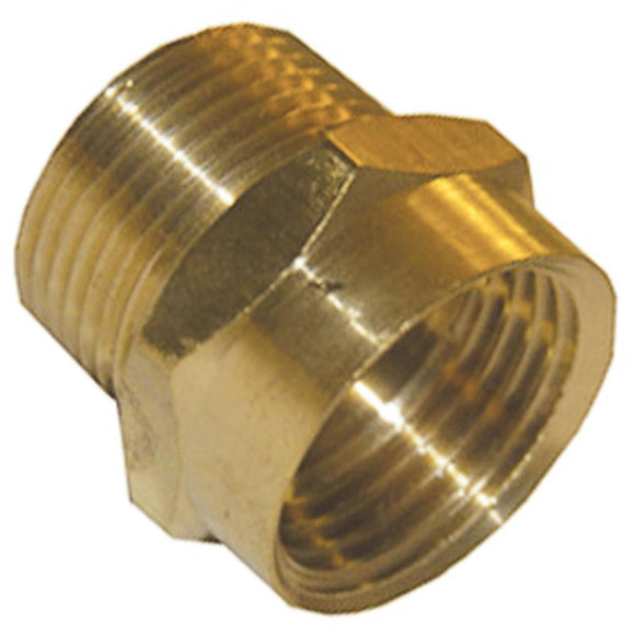 Lasco 3/4 In. FHT x 3/4 In. MPT x 1/2 In. FPT Brass Adapter