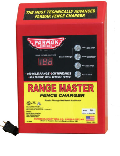 Parmak Electric Fence Chargers Range Master