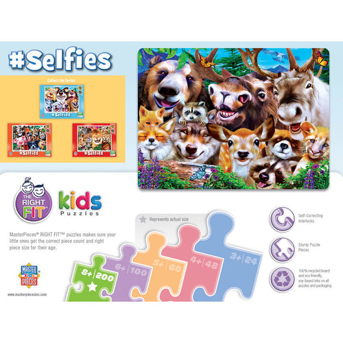 MasterPieces Selfies Woodland Wackiness 200 Piece Puzzle (Puzzle Game)