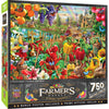 MasterPieces Farmers Market A Plentiful Season 750 Piece Puzzle (Puzzle Game, 18 x 24)